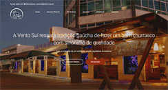 Desktop Screenshot of churrascariaventosul.com.br